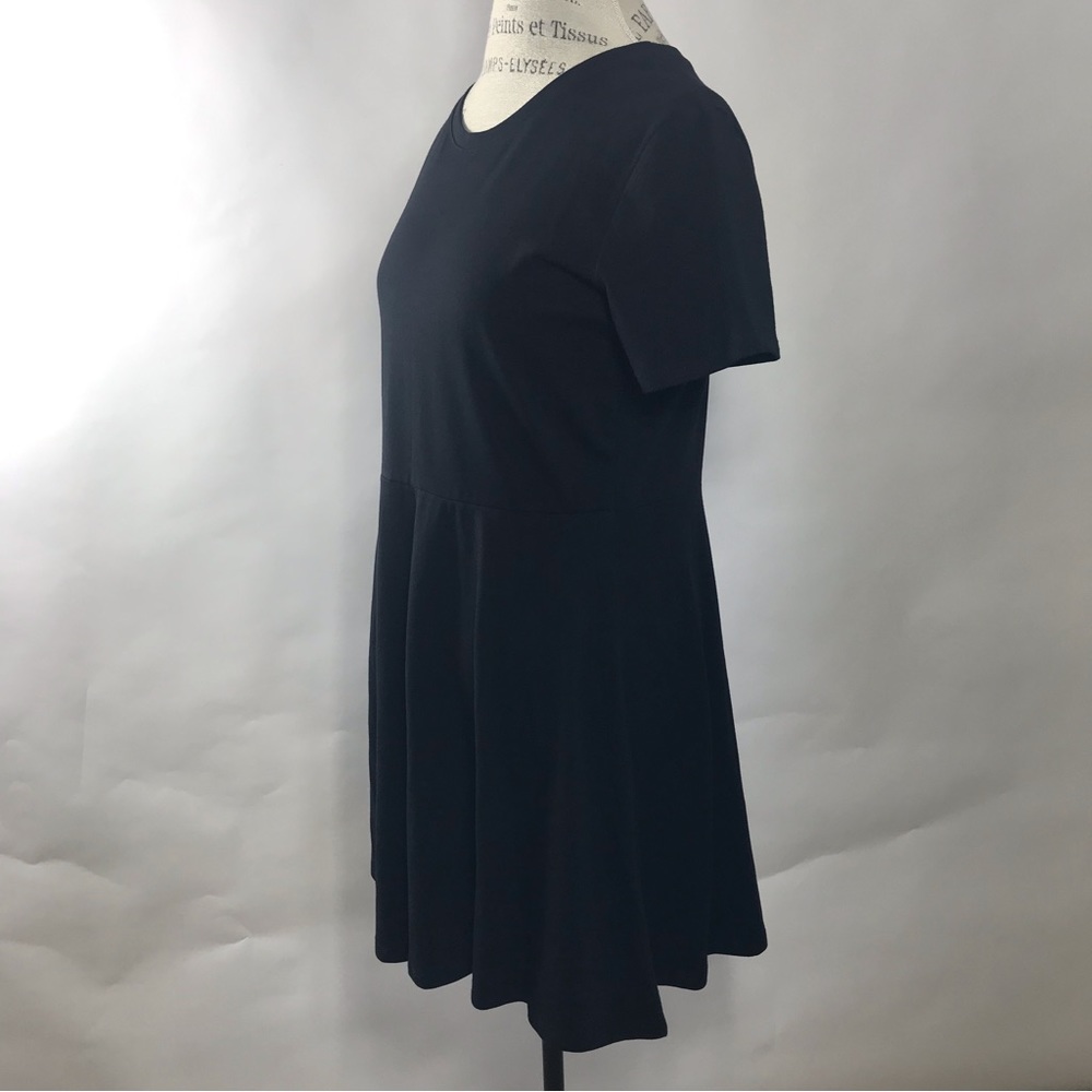 Black T-Shirt Style Dress - Picture 4 of 5